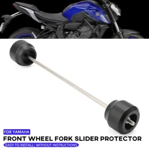 Front Wheel Fork Axle Slider Crash Guard For YAMAHA MT-07 FZ07 XSR 700 2018-2020 - Picture 1 of 19