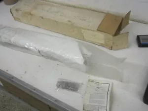 VINTAGE 1970-80's 8ft Long Bed SOFT BED TONNEAU COVER WHITE W/FITTINGS NOS NEW - Picture 1 of 12