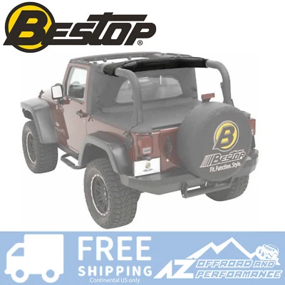 Tapa de barra de sonido Bestop para Jeep Wrangler JK JKU 07-18 - Black Diamond 80040-35 Foto 1 de 2