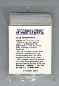 1988 STARTING LINEUP TALKING BASEBALL 40-CARDS FACTORY SEALED (MINT) SCARCE * - Picture 1 of 2