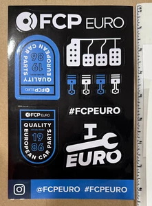 FCP Euro sticker decal sheet, NEW - Picture 1 of 1