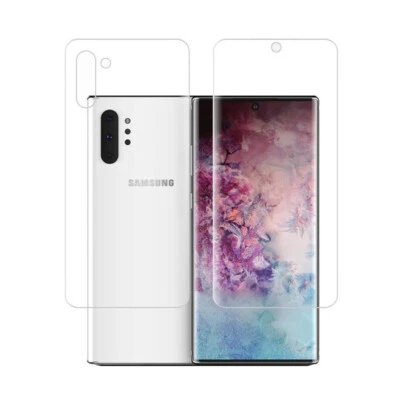 Lote de película blanda protectora de pantalla frontal trasera para Samsung Galaxy Note 10 S10 Plus Foto 1 de 4