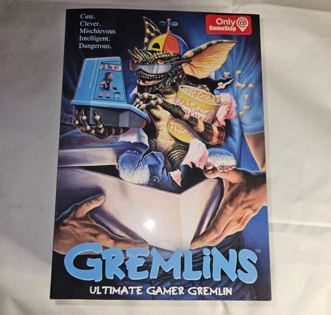 NECA Gremlins Ultimate Gamer Gremlin Gamestop Exclusive Authentic Sealed Cover