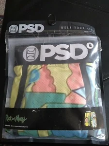 Boxer sportivo PSD Rick and Morty cartoni animati slip intimo medio mai usato - Foto 1 di 4
