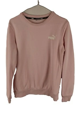 PUMA Pink Crewneck Jumper size S Womens Pullover - Image 1 of 4