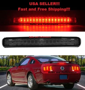 Tercera lámpara de luz de freno LED roja lente ahumada V2.0 para Ford Mustang 2005-2009 - Imagen 1 de 4