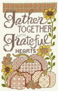 Diane Arthurs Counted Cross Stitch Pattern Leaflet ~ Sunflowers & Pumpkins ~ - Picture 1 of 2