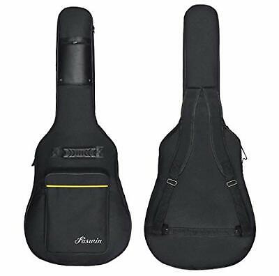 41  Acoustic Guitar Hard Case Pocket Padded Gig Soft Fits Most Standard Gift New • 27.59€