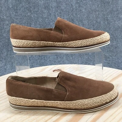 Zapatos Lands End para mujer 6.5B Lorel alpargata marrón sin cordones informales cómodos 451258 Foto 1 de 4