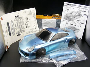 HPI 1/10 7435 PORSCHE 911 TURBO Painted & Trimmed 200mm Body Set for NITRO RS4 ! - Picture 1 of 18