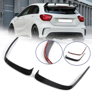 Carbon Rear Bumper Splitter Air Vent Trim For Mercedes Benz W176 A200 A250 13-18 - Bild 1 von 7