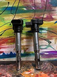 2 Pack Ignition Coils for Volkswagen Jetta Beetle Passat I5 2.0L 2.5L Audi UF575 - Picture 1 of 2