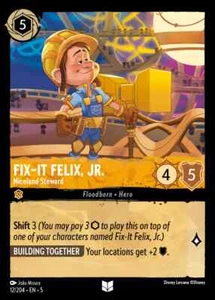 Fix-It Felix, Jr. - Niceland Steward (012) Shimmering Skies Disney Lorcana - Picture 1 of 1
