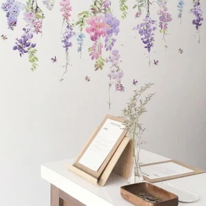 Flower Butterfly Tree Wall Sticker Cherry Blossom Art Decal Home Decoration New - Picture 1 of 11