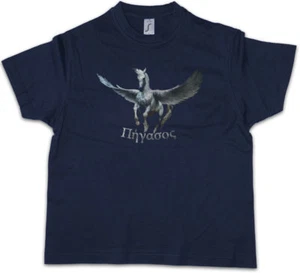 PEGASUS I Kids Boys T-Shirt Flying Pegasi Pferd Horse Greek Mythology - Picture 1 of 1