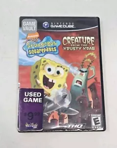 Nintendo GameCube SpongeBob SquarePants Creature From The Krusty Krab Video Game - Picture 1 of 10