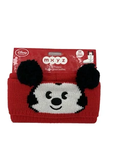 Disney Store MXYZ Mickey Mouse Rojo Tejido Bota Topper para Niñas Rojo Talla Única - Imagen 1 de 3