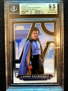 BGS 9.5 TOPPS VAULT 1/1 2017 TOPPS STAR WARS LANDO CALRISSIAN Billy Dee Williams - Picture 1 of 2