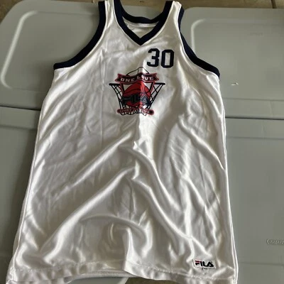 Camiseta deportiva de baloncesto blanca para hombre FILA One Love Sport Life #30 XL X-Large Foto 1 de 4