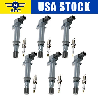 6 For 2002 2003 2004 2005 2006 2007 2008 Jeep Liberty 3.7L V6 Ignition Coil afc Foto 1 de 4