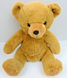 FAO schwarzer Teddybär Plüschtier Stofftier weiches braunes Fell 12 Zoll - Bild 1 von 4