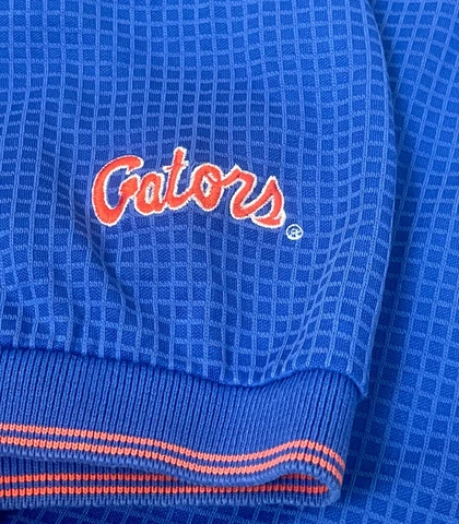 Vintage Florida Gators Polo Shirt Adult Large L Nike Dri-Fit Blue Rugby Mens Cover