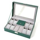 Lockable Watch Holder Display Case 1/2 Tiers Jewelry Drawer Box Watch Box  Gift