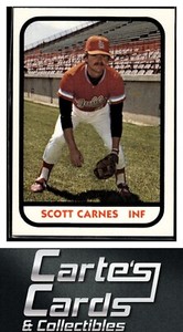 Scott Carnes 1981 TCMA Salt Lake City Gulls #17  Salt Lake City Gulls