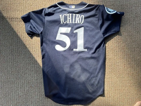 Vintage 2002 Ichiro Suzuki MLB All Stare Game Majestic Authentic Jersey Size M Cover