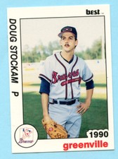 1990 Minor League Doug Stockam- Greenville Braves- Box 122