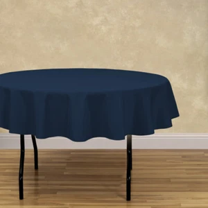 LinenTablecloth 70 in. Round Polyester Tablecloths, 30 Colors! Event & Wedding - Picture 1 of 73