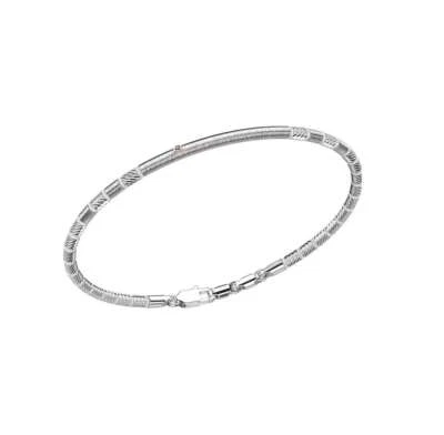 Bracciale uomo Zancan semirigido in argento 925, Oro rosa 18 carati EXB614R - Immagine 1 di 2
