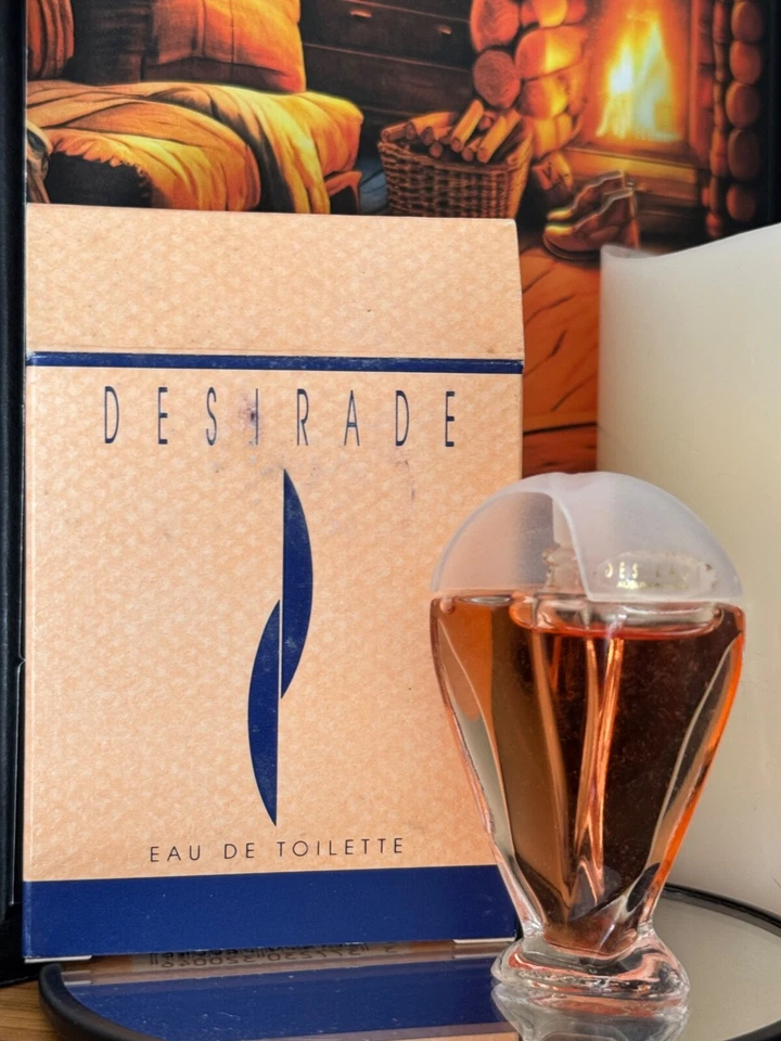 miniature de parfum . desirade. aubusson. eau de toilette. 4 ml