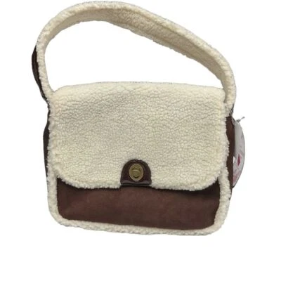 Nova Bolsa de Mão Bath and Body Works Bolsa Tote de Pele Sintética Bolsa de Camurça Nova Com Etiqueta - Imagem 1 de 4