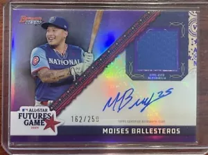 2024 Bowmans Best Moises Ballesteros Auto /250 Futures Game Jersey #FGRA-MB Cubs - Picture 1 of 1