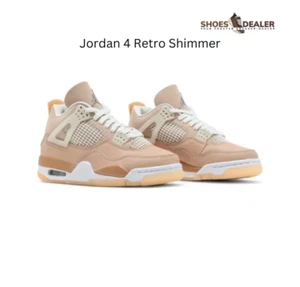 Nike Air Jordan 4 Shimmer Beige White Gold Sneaker 38,5 - Bild 1 von 5
