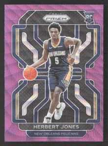 2021-22 Prizm Basketball Herbert Jones Purple Wave RC #329 Pelicans - Picture 1 of 2