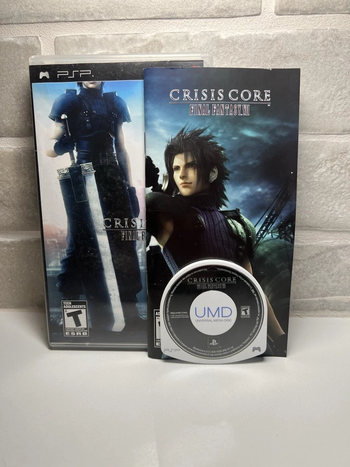 Crisis Core: Final Fantasy VII - Sony PSP - Complete black label - CIB - Image 1 of 4