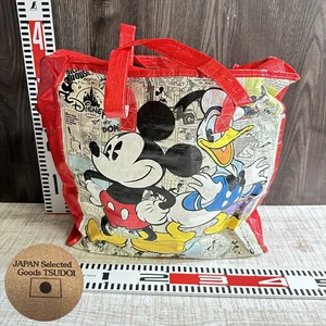 Disney Store Mickey Donald Comic Tote Bag Japanese Retro 4.3oz/122g 000835 - Picture 1 of 21