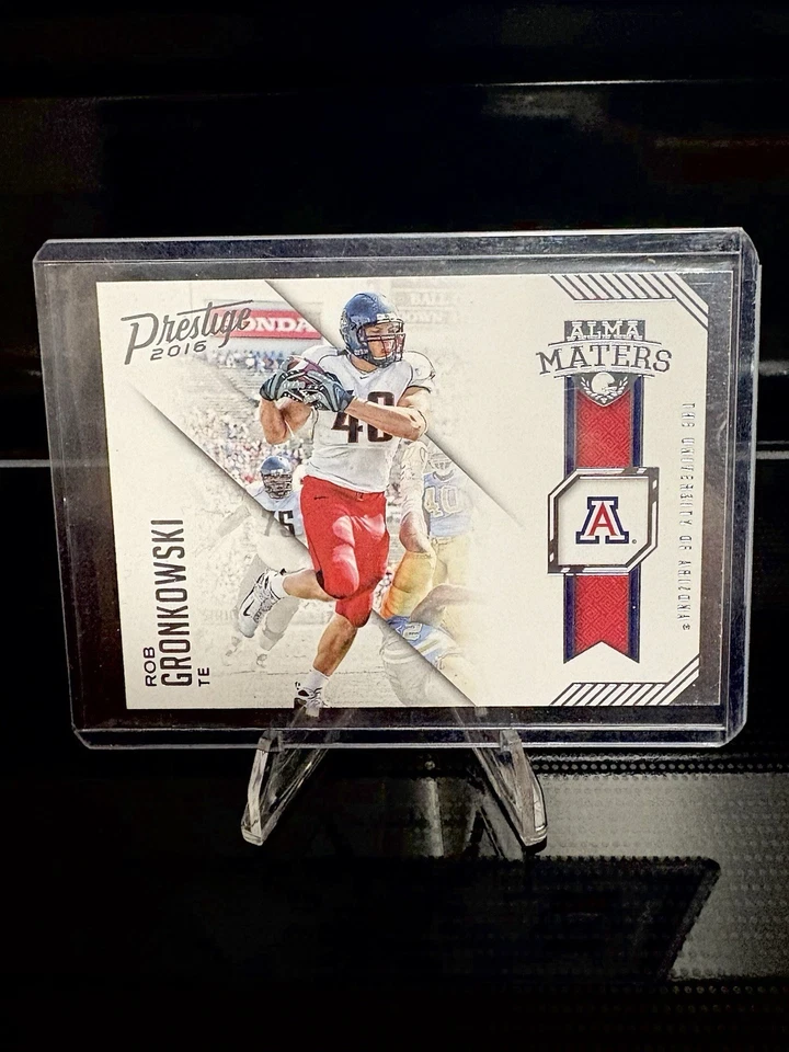 2016 Panini Prestige Football- #15 Alma Maters Rob Gronkowski Arizona Wildcats - Image 1 of 4