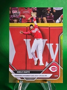 Noelvi Marte 2025 MLB TOPPS NOW 767 HR Robbery GOLD FOIL /50 - Picture 1 of 2
