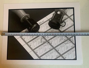 Altes Foto Tagesstempel alte und neue Postleitzahlen Duisburg 4100 und 47055 - Bild 1 von 2