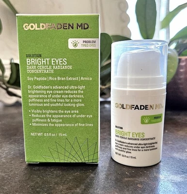 Goldfaden MD Bright Eyes Dark Circle Radiance Concentrate 0.5oz MSRP $55 - Image 1 of 4