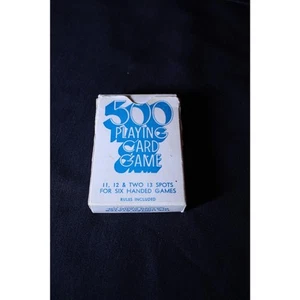 Nº De Colección 500 cartas de juego 11, 12, dos juegos de 13 puntos para 6 manos - Imagen 1 de 2