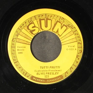 ELVIS PRESLEY: tutti frutti / i'll never let you go SUN 7" Single 45 RPM - Imagen 1 de 2