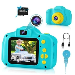 Kids Camera Boys Gift - Dual Selfie Mini Children Camera Age 3 4 5 6 7 8 Blue - Picture 1 of 7