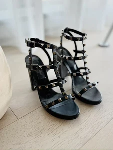 Sandalias de cuero VALENTINO Rockstud (TALLA 36,5) - Imagen 1 de 4