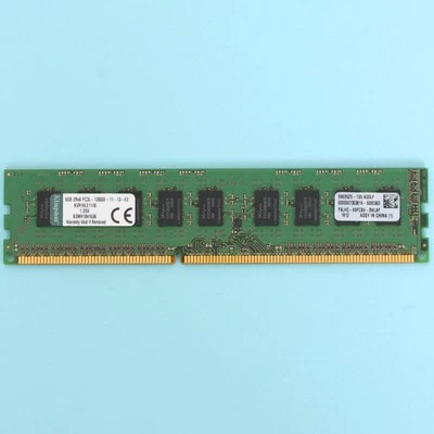 Kingston 8GB DDR3 RAM DDR3L Low Voltage 12800U 1600MHZ Desktop 240 Pin Memory - Image 1 of 2
