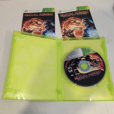 Mortal Kombat Komplete Edition - Microsoft Xbox 360 Complete, CIB, Excellent  - Image 1 of 3
