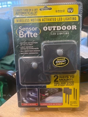 TREND STAR Sensor Brite Outdoor Motion Sensor LED Flood Light, 2 Pack, As Seen On TV (23D)